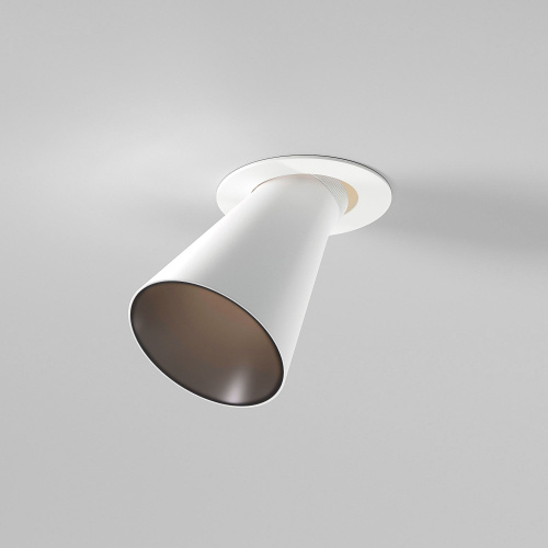 Светильник встраиваемый поворотный с антибликовой решеткой Bell 8W 3000K белый 25097/LED