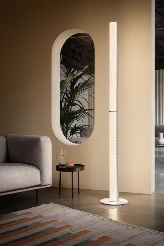 Торшер Modula Twisted light grey/plisse фото 5