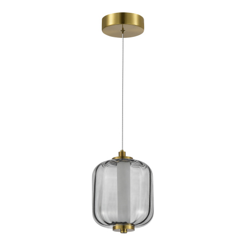 SL1193.313.01 Подвес ST-Luce Латунь/Дымчатый LED 1*10,8W 3000K SUMMER фото 3 SL1193.313.01 Подвес ST-Luce Латунь/Дымчатый LED 1*10,8W 3000K SUMMER фото 3