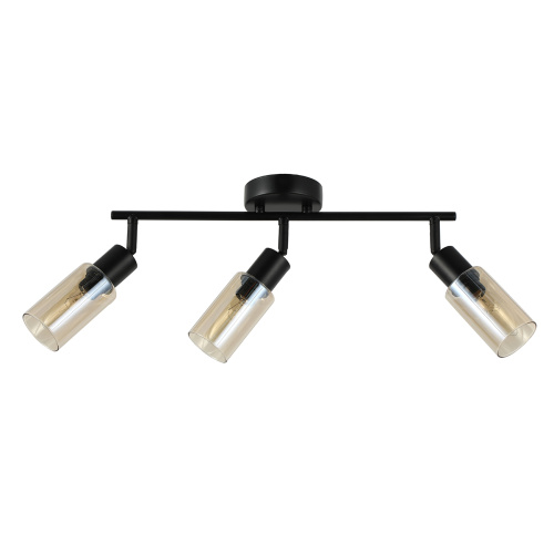 Настенно-потолочный свет Escada 10172/3A E14*40W Black/Amber фото 4