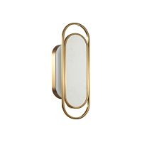 7066/12WL L-VISION ODL25 215 Настенный светильник бронзовый/металл/искусств.мрамор IP20 LED 12W 3000K 220V MILANO