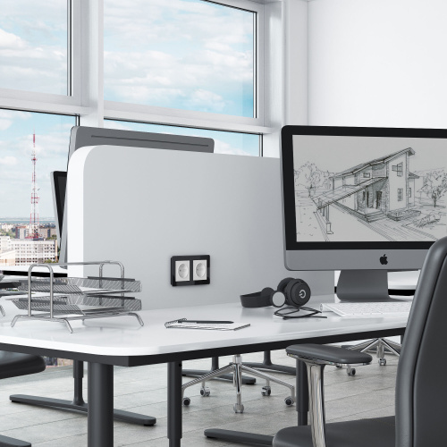 Рамка из акрила на 2 поста Acrylic черный W0022708 фото 6