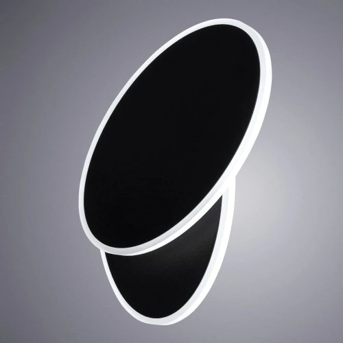 Декоративная подсветка Arte Lamp ECLIPSE OVAL A2601AP-1BK фото 2