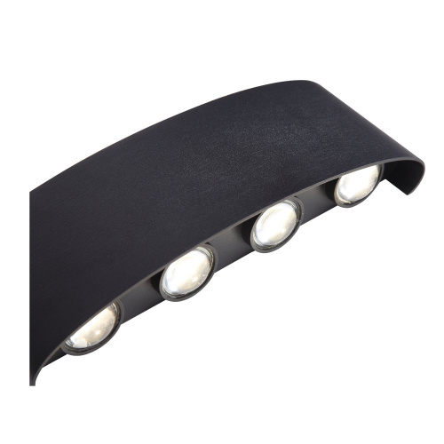 SL089.401.08 Светильник уличный настенный ST-Luce Черный кварцевый LED 8*1W 4000K BISELLO фото 8