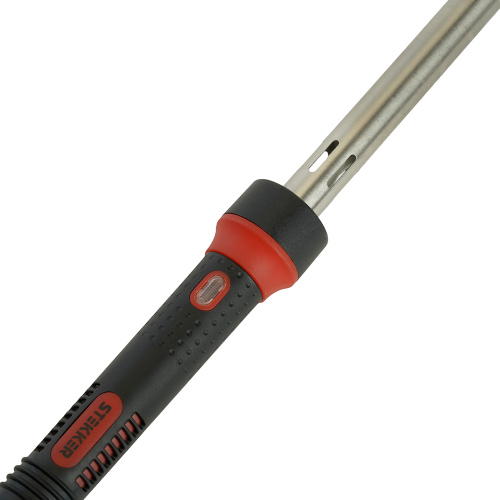 Паяльник с индикатором  100W, нихромовый нагреватель, долговечное жало, 230В, STEKKER  PLE301-100 фото 5