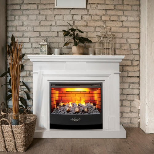 Электрокамин RealFlame Marco 25,5/26 WT белый с очагом 3D Firestar 25,5 фото 9 Электрокамин RealFlame Marco 25,5/26 WT белый с очагом 3D Firestar 25,5 фото 9