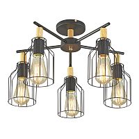 Потолочный светильник Escada 469/5PL E27*60W Black