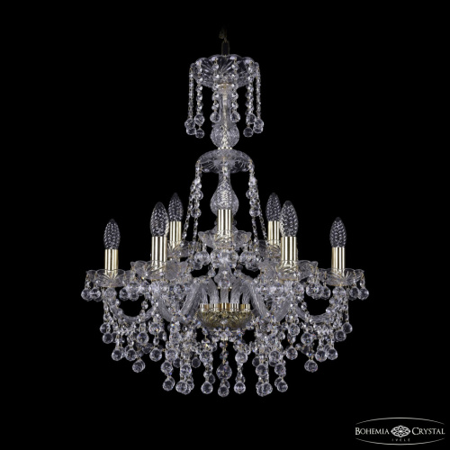 Люстра хрустальная 1409/6+3/195/XL-68 G