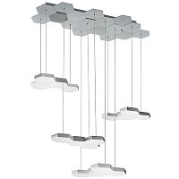 750262 Люстра подвесная FAVO LED-80W 3840LM Серебро 3000K