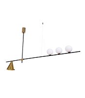 Подвесной светильник Lumina Deco Renzo LDP 6043-4 BK+MD