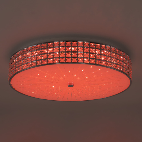 Citilux Портал CL32410G1 LED RGB Люстра хрустальная с пультом Хром фото 4 Citilux Портал CL32410G1 LED RGB Люстра хрустальная с пультом Хром фото 4
