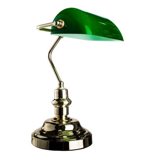 Кабинетная настольная лампа Arte Lamp BANKER A2491LT-1GO Кабинетная настольная лампа Arte Lamp BANKER A2491LT-1GO