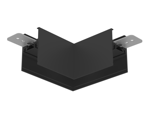 Коннектор угловой 90° для накладного шинопровода Magnetic Ultra slim 26 48В черный