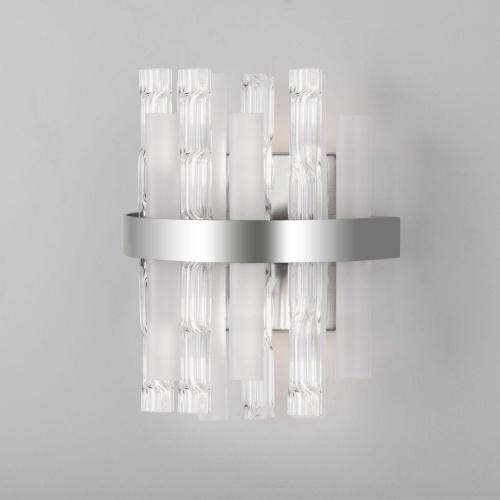 Настенный светильник Bogates Hollis 367/2 никель Настенный светильник Bogates Hollis 367/2 никель