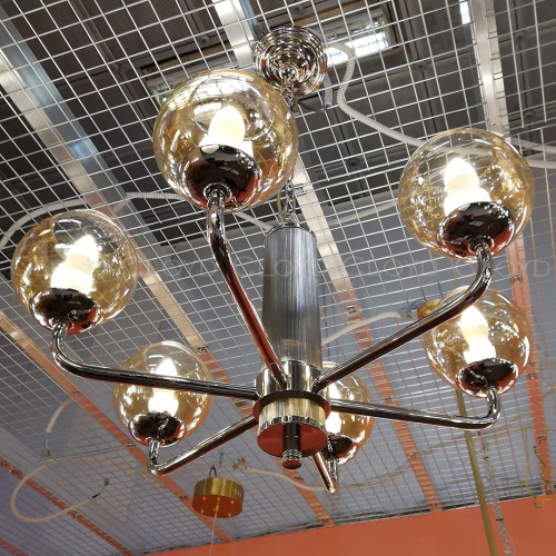 Люстра Cloyd HARMIN C6 / Ø70 см - никель (арт.10131) фото 3 Люстра Cloyd HARMIN C6 / Ø70 см - никель (арт.10131) фото 3