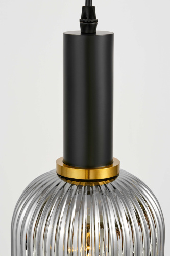 Подвесной светильник Lumina Deco Rico LDP 1218-1 GY+BK фото 3