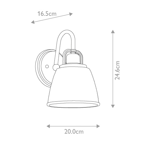 Бра для ванных комнат Quoizel, Арт. QZ-DUBLIN1-PNBR фото 4