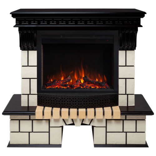 Электрокамин RealFlame Stone AO античный дуб античный дуб с очагом Saphir 25,5 Электрокамин RealFlame Stone AO античный дуб античный дуб с очагом Saphir 25,5