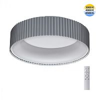 7713/56L AVRA LED SN 574 Светильник металл/акрил/белый/серый LED 56Вт 3000-6500К D460 IP20 пульт ДУ SHARMEL