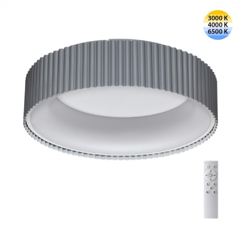 7713/56L AVRA LED SN 574 Светильник металл/акрил/белый/серый LED 56Вт 3000-6500К D460 IP20 пульт ДУ SHARMEL 7713/56L AVRA LED SN 574 Светильник металл/акрил/белый/серый LED 56Вт 3000-6500К D460 IP20 пульт ДУ SHARMEL
