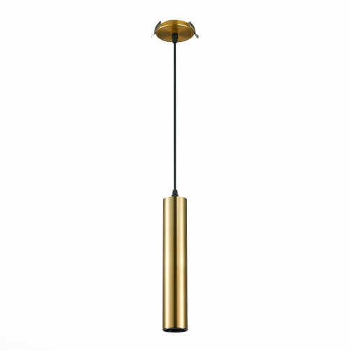 ST151.308.01 Встраиваемый подвесной светильник Золотистый GU10 1*50W  IP20 D54xH290 220V Без ламп Подвесные светильники фото 7