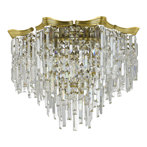 SL1659.302.07 Светильник потолочный ST-Luce Латунь/Прозрачный E14 7*60W OFELIA фото 4