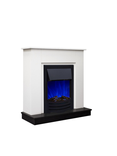 Каминокомплект АСТИ Белый/Уни Неро с очагом Электроочаг OSCAR/ОСКАР 1 фото 2