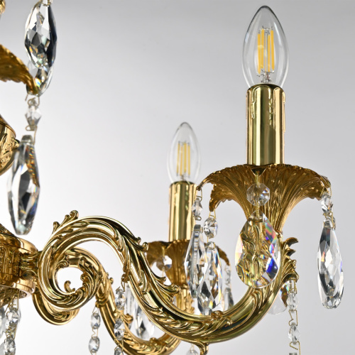 Люстра с хрустальными подвесками AL79101/6/175 B G Bohemia Ivele Crystal (Богемия Ивеле Кристалл) фото 9