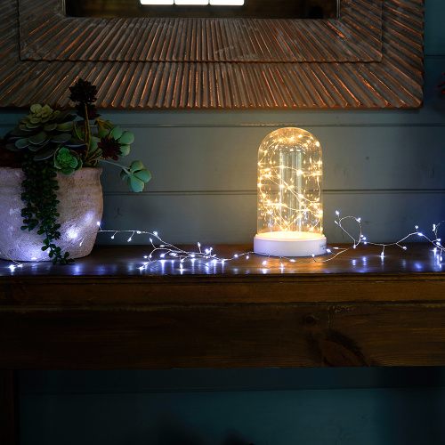 Световая фигура "Колба с Нитью Роса" 50LED 2700K, батарейки 3*АА, 23см, LT135 фото 4