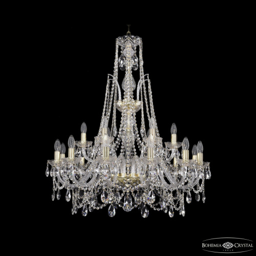 Люстра хрустальная 1411/12+6/300/XL-96 G