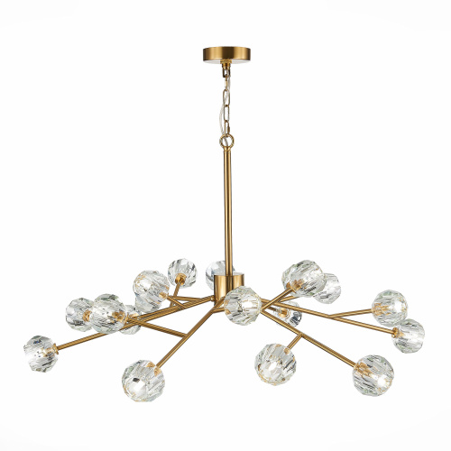 SL1166.303.18 Светильник подвесной ST-Luce Латунь/Прозрачный G9 LED 18*5W ROMANO фото 10