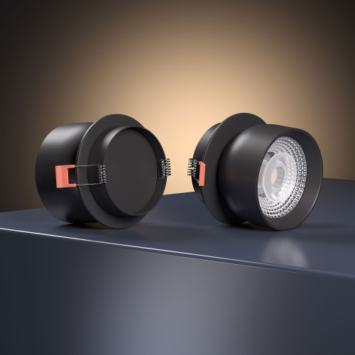 Светильник встраиваемый поворотный светодиодный Uno 8W 4000K черный 25092/LED фото 7 Светильник встраиваемый поворотный светодиодный Uno 8W 4000K черный 25092/LED фото 7