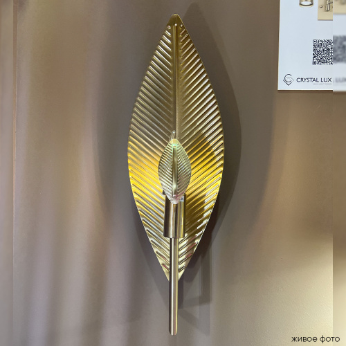 Crystal Lux Бра Crystal Lux PALMA AP1 BRONZE фото 3 Crystal Lux Бра Crystal Lux PALMA AP1 BRONZE фото 3