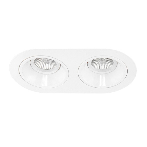 Комплект из светильников и рамки Lightstar Domino Round (214656+214606+214606) D6560606