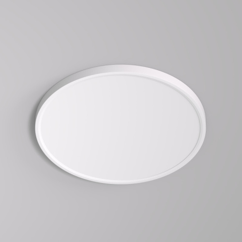 DK6522-WH Накладной светильник THIN, IP40, 36W, 3000K/4000K/6500K, переключатель цветовой температуры на корпусе, белый, полимер фото 5