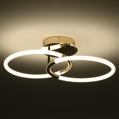 6545/61CL LEDIO LN23 000 золотой, черный Люстра потолочнаяс ПДУ LED 33W 3000-6000K 220V LARA фото 3 6545/61CL LEDIO LN23 000 золотой, черный Люстра потолочнаяс ПДУ LED 33W 3000-6000K 220V LARA фото 3