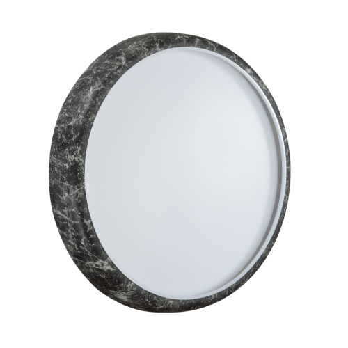 7639/DL COLOR SN 137 Светильник пластик/черн. мрамор LED 48Вт 4000K D410 IP43 MRAMO BLACK