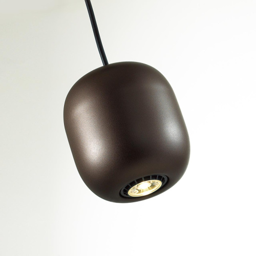 5060/1DA PENDANT ODL24 377 коричн./черный/металл Подвес GU10 LED 4W COCOON фото 3 5060/1DA PENDANT ODL24 377 коричн./черный/металл Подвес GU10 LED 4W COCOON фото 3