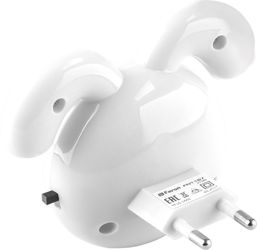 Светильник ночник Feron FN1167 1W 220V, белый фото 3 Светильник ночник Feron FN1167 1W 220V, белый фото 3