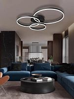 Люстра потолочная Alfa Light F2024-34 LED Чёрный