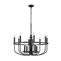 Люстра Kichler, Арт. KL-CAPITOL-HILL12-BLK