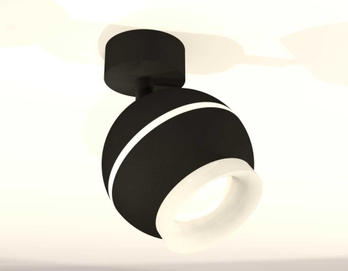 Комплект накладного светильника Ambrella light Techno Spot XM1102017 SBK/FR черный песок/белый матовый (A2210, C1102, N7165) фото 2