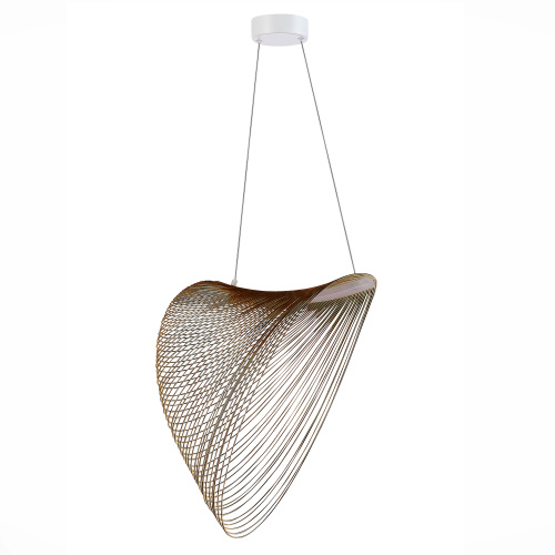 SL6900.503.24 Светильник подвесной ST-Luce Белый/Древесный LED 1*24W 4000K FOSSIL фото 3