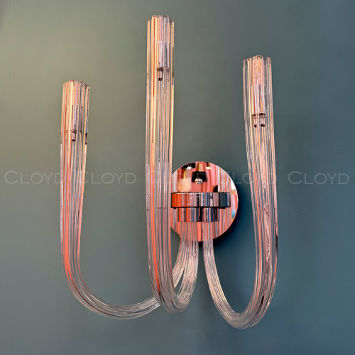 Бра Cloyd AEDA W3 / шир. 28 см - хром (арт.20466) фото 3