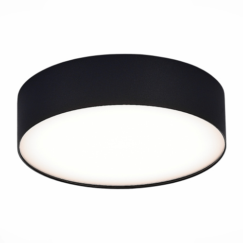ST606.442.27 Светильник потолочный Черный LED 1*27W 4000K 2 430Lm Ra>90 120° IP20 D220xH55 185-265V Накладные светильники фото 3