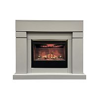 Электрокамин RealFlame Lindelse 26 GR серый, графит c очагом 3D Helios 26