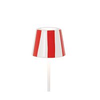 Абажур Poldina d8.5 cm Red stripes