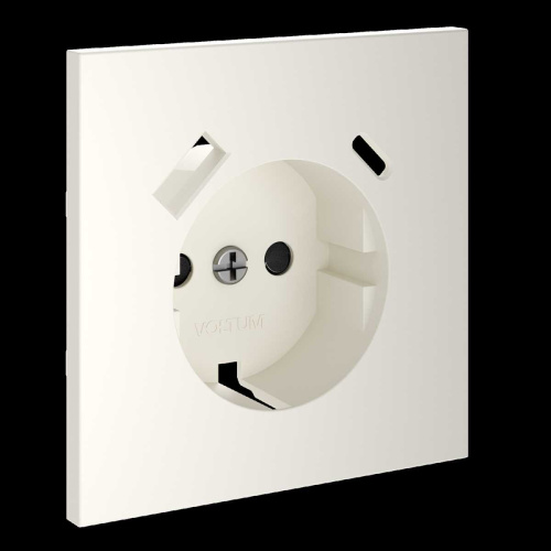 Накладка для розетки с заземлением и защитными шторками, с USB A+C, S70 (хлопок) Voltum VLS001013 фото 5 Накладка для розетки с заземлением и защитными шторками, с USB A+C, S70 (хлопок) Voltum VLS001013 фото 5