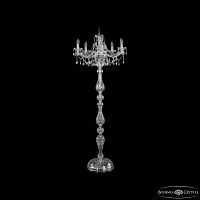Торшер хрустальный 1413T1/5/200-160 Ni Bohemia Ivele Crystal (Богемия Ивеле Кристалл)