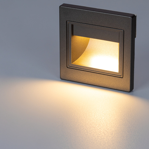Citilux Скалли CLD005K1 LED Встраиваемый светильник лестничный Графит фото 6 Citilux Скалли CLD005K1 LED Встраиваемый светильник лестничный Графит фото 6